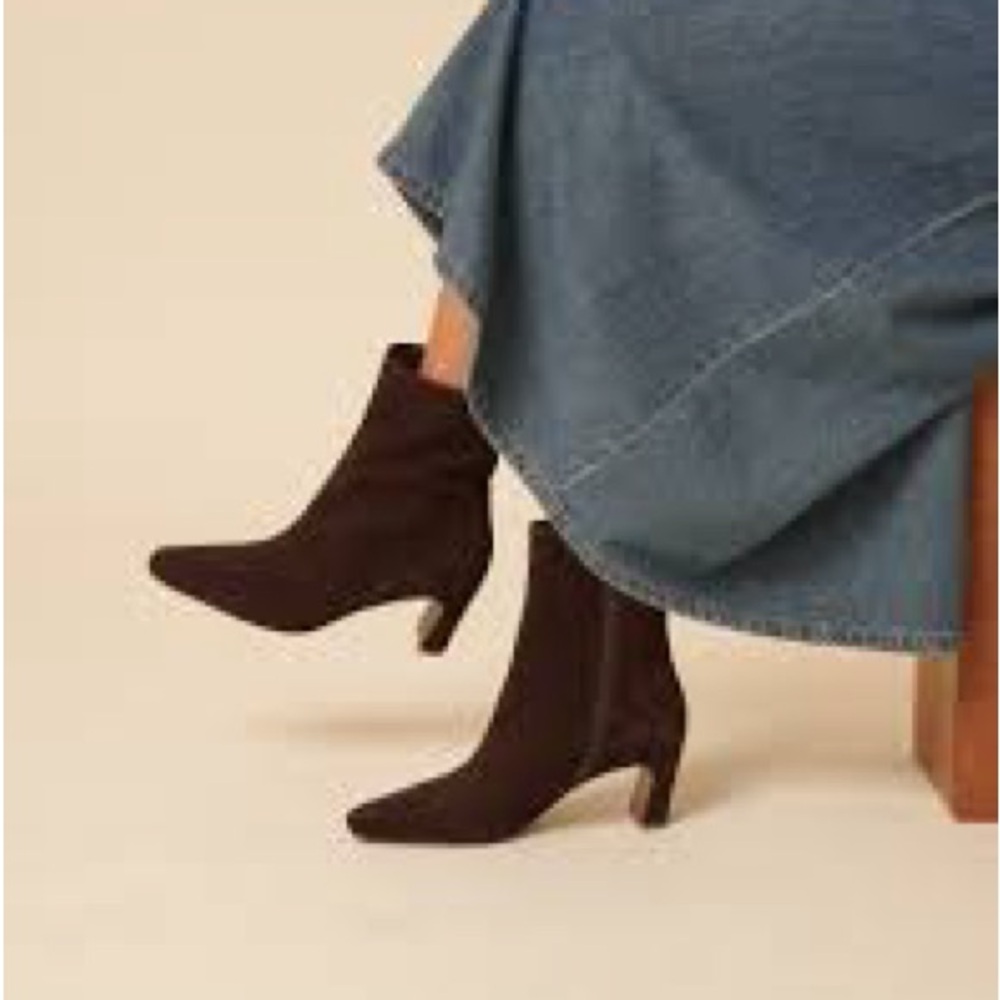 Sam Edelman Dark Brown Heeled Boots
